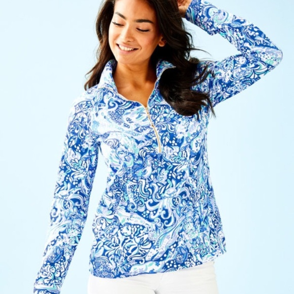Lilly Pulitzer Skipper Popover 60 Animals XXS